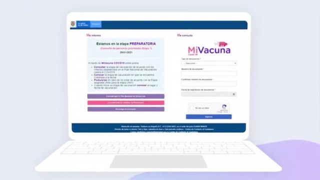 ✔ «Mi Vacuna» mivacuna.sispro.gov.co pagina para la vacunación contra el coronavirus en Colombia
